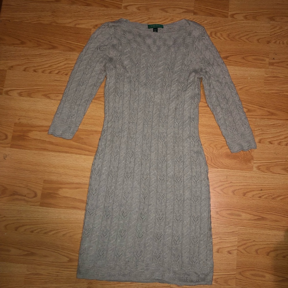 Lauren by Ralph Lauren “Jersey knotted” dress M